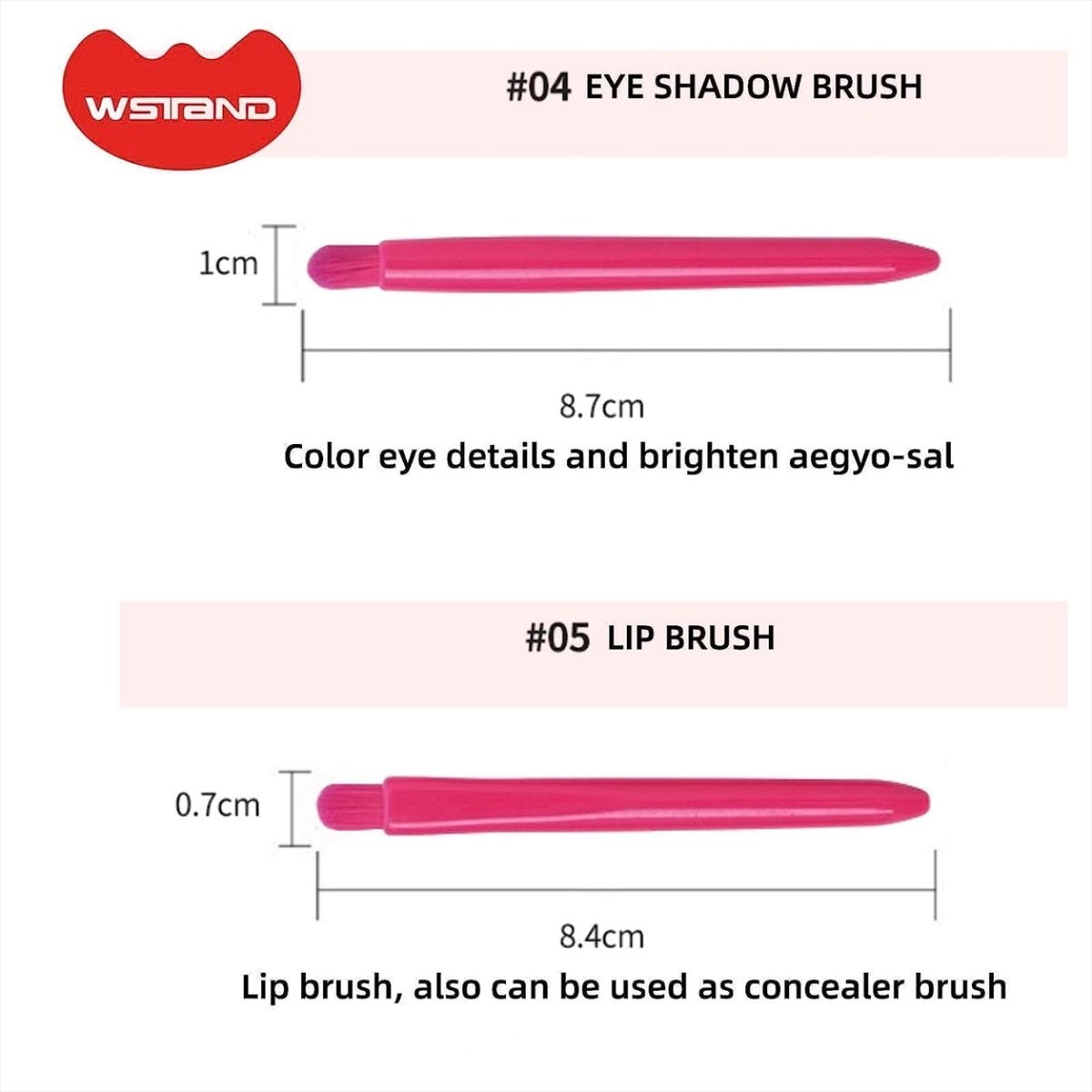 💄 طقم فرش مكياج احترافي مع علبة ومرآة عملي وأنيق